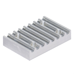 Klemmplatte aus Aluminium für Zahnriemen Profil HTD 3M Riemenbreite 15mm , Produktphoto