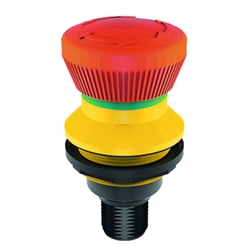 Not-Halt-Taster 2Ö/1S, Einbau-Ø 22,3mm, M12-Stecker 5-polig , Produktphoto