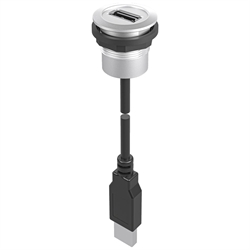 Einbaubuchse USB 3.0, Buchse A / Stecker A (60 cm) , Produktphoto