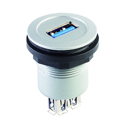Einbaubuchse USB 3.0, Buchse A / Buchse A , Produktphoto