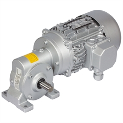 Schneckengetriebemotor R 180 Watt 230/400V 50Hz IE2 i=7:1 Abtriebsdrehzahl ca. 207 /min Md2=6,5Nm (Betriebsanleitung im Internet unter www.maedler.de im Bereich Downloads), Produktphoto