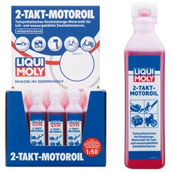 LIQUI MOLY 2-Takt-Motoroil 100ml 1029 Verpackungseinheit = 50 Stück (Das aktuelle Sicherheitsdatenblatt finden Sie im Internet unter www.maedler.de in der Produktkategorie), Produktphoto