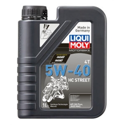 LIQUI MOLY Motorbike 4T 5W-40 HC Street 1l Verpackungseinheit = 6 Stück (Das aktuelle Sicherheitsdatenblatt finden Sie im Internet unter www.maedler.de in der Produktkategorie), Produktphoto