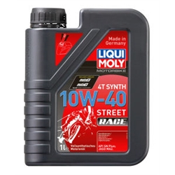 LIQUI MOLY Motorbike 4T Synth 10W-40 Street Race 4l Verpackungseinheit = 4 Stück (Das aktuelle Sicherheitsdatenblatt finden Sie im Internet unter www.maedler.de in der Produktkategorie), Produktphoto