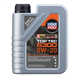 LIQUI MOLY Top Tec 6300 0W-20 5l 21211 Verpackungseinheit = 4 Stück (Das aktuelle Sicherheitsdatenblatt finden Sie im Internet unter www.maedler.de in der Produktkategorie), Produktphoto