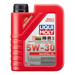 LIQUI MOLY Nachfüll-Öl 5W-30 1l 21286 Verpackungseinheit = 6 Stück (Das aktuelle Sicherheitsdatenblatt finden Sie im Internet unter www.maedler.de in der Produktkategorie), Produktphoto