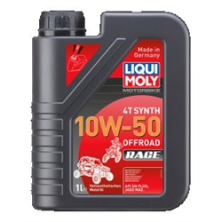 LIQUI MOLY Motorbike 4T Synth 10W-50 Offroad Race 1l Verpackungseinheit = 6 Stück (Das aktuelle Sicherheitsdatenblatt finden Sie im Internet unter www.maedler.de in der Produktkategorie), Produktphoto