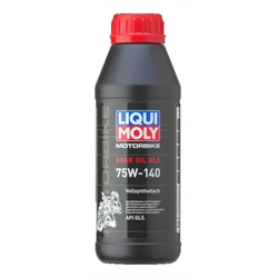 LIQUI MOLY Motorbike Gear Oil 75W-140 (GL5) 500ml Verpackungseinheit = 6 Stück (Das aktuelle Sicherheitsdatenblatt finden Sie im Internet unter www.maedler.de in der Produktkategorie), Produktphoto