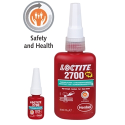 Loctite 2700 Hochfeste Schraubensicherung Inhalt 5ml ================================================= Das aktuelle Sicherheitsdatenblatt, Stand 30.11.2016, finden Sie im Internet unter www.maedler.de im Bereich Downloads ================================================= , Produktphoto