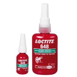 Loctite 648 Fügeklebstoff mit hoher Temperaturbeständigkeit Inhalt 50ml (Das aktuelle Sicherheitsdatenblatt finden Sie im Internet unter www.maedler.de im Bereich Downloads), Produktphoto