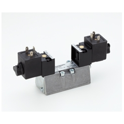 5/2-Wegeventil (Grundplattenventil) ISO STAR - Größe 1 - Betätigung Elektromagnet/Elektromagnet Norgren SXE0573-Z60-61-19J Spannung: 220/240 V a.c., Produktphoto