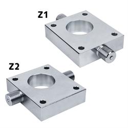 Schwenkplatte für Spindelhubgetriebe NPT und NPK Typ Z1 Baugröße 2 100x85mm Zapfen an kurzer Seite, Produktphoto