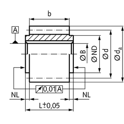 Präzisions-Stirnzahnrad aus 16MnCr5 Modul 1,5 24 Zähne Bohrung 15mm gehärtet und geschliffen Außendurchmesser 39mm, Technische Zeichnung