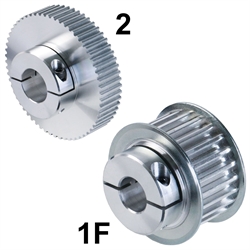 Zahnriemenrad mit Klemmnabe Profil T5 18 Zähne Bohrung 6H7 für Riemenbreite 10mm ALK23T5/18-2, Produktphoto