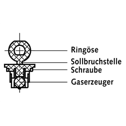 perma Aktivierungsschrauben, Technische Zeichnung