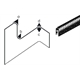 Kantenschutzprofil schmal, rund